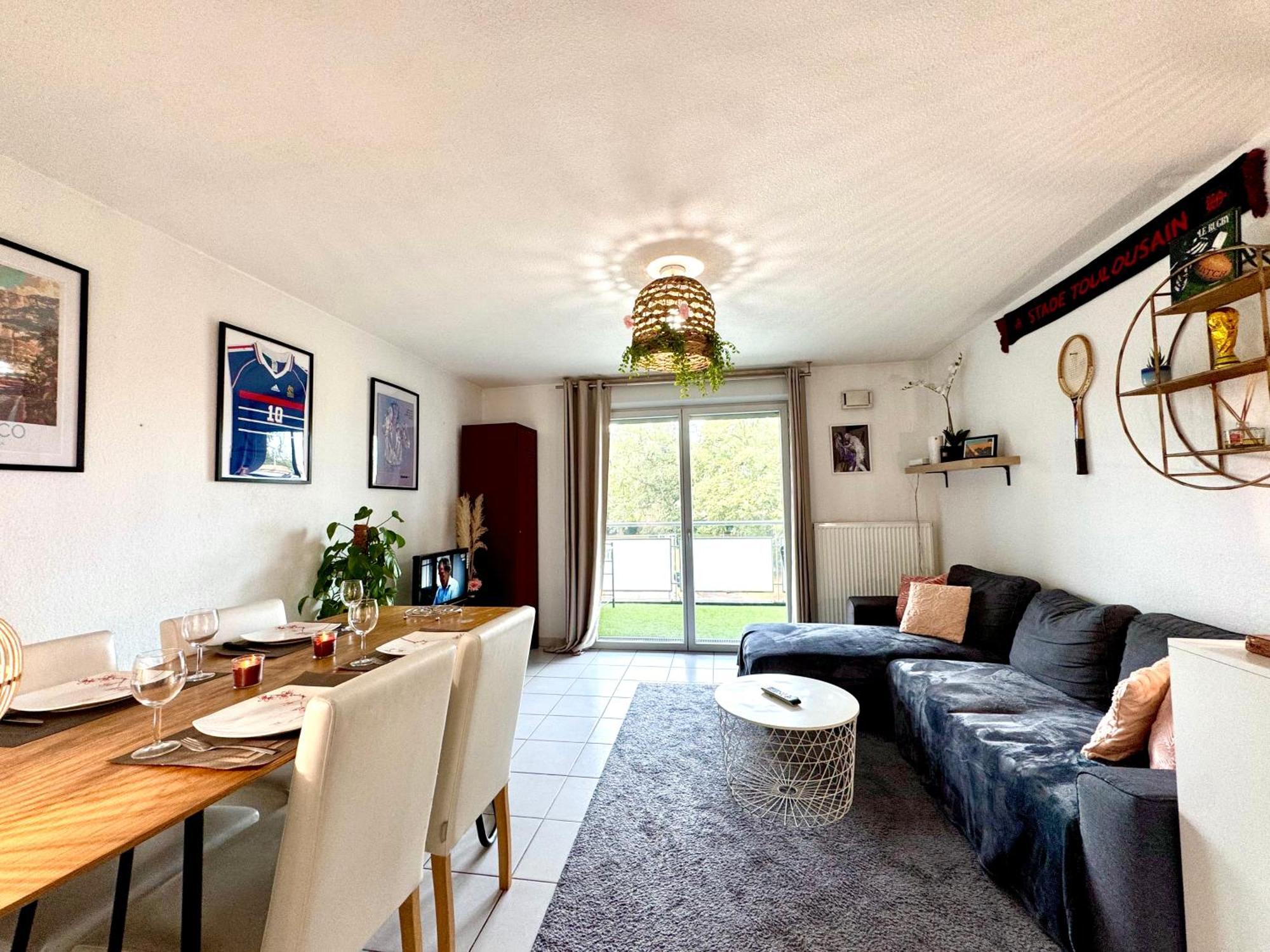 Bel Appartement T3 De 60M2 Avec Parking, Terrasse, Proche Du Metro Et Du Periph Τουλούζη Εξωτερικό φωτογραφία